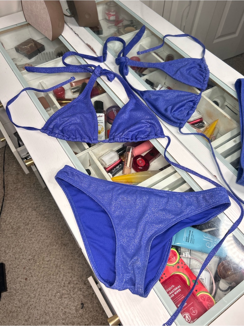 Purple Sparkly Hollister Bikini